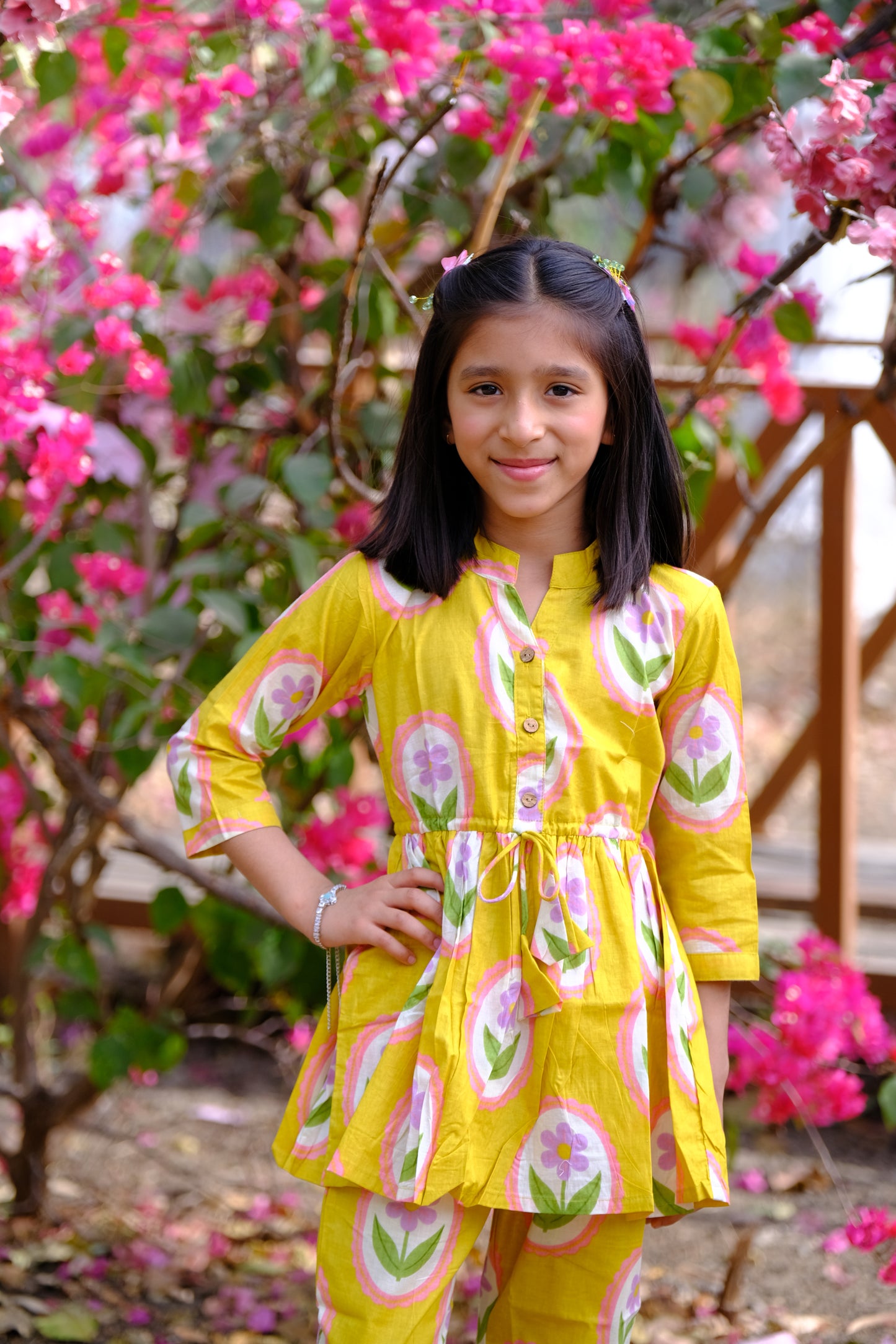 Sunny bloom kurta set