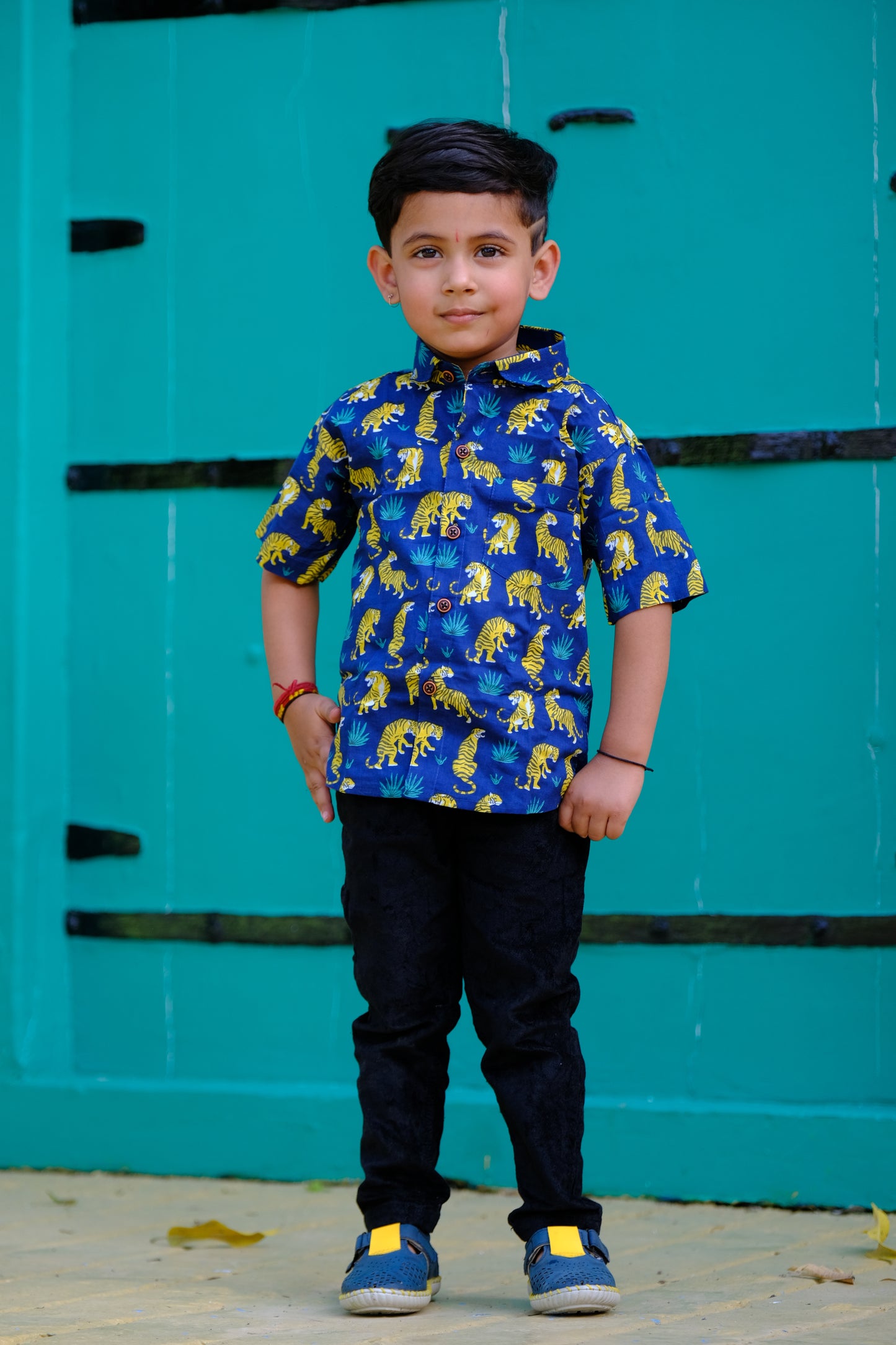 Blue tiger trail shirt