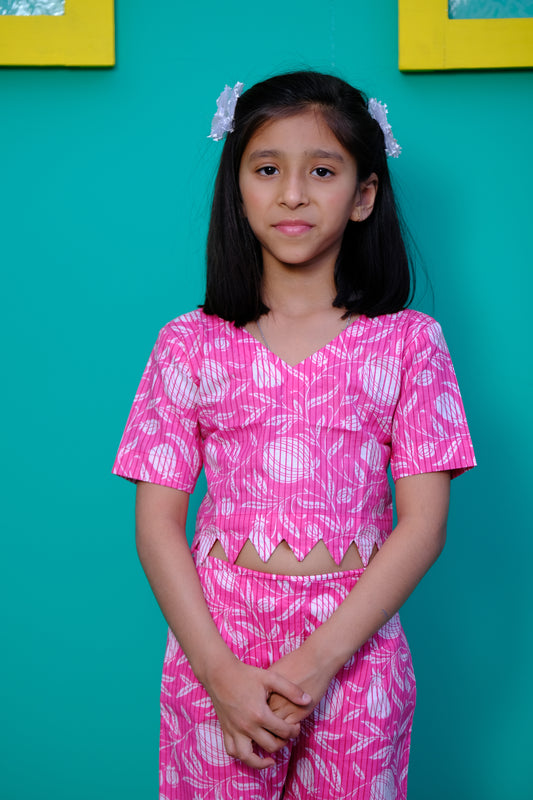Pink petal co-ord set