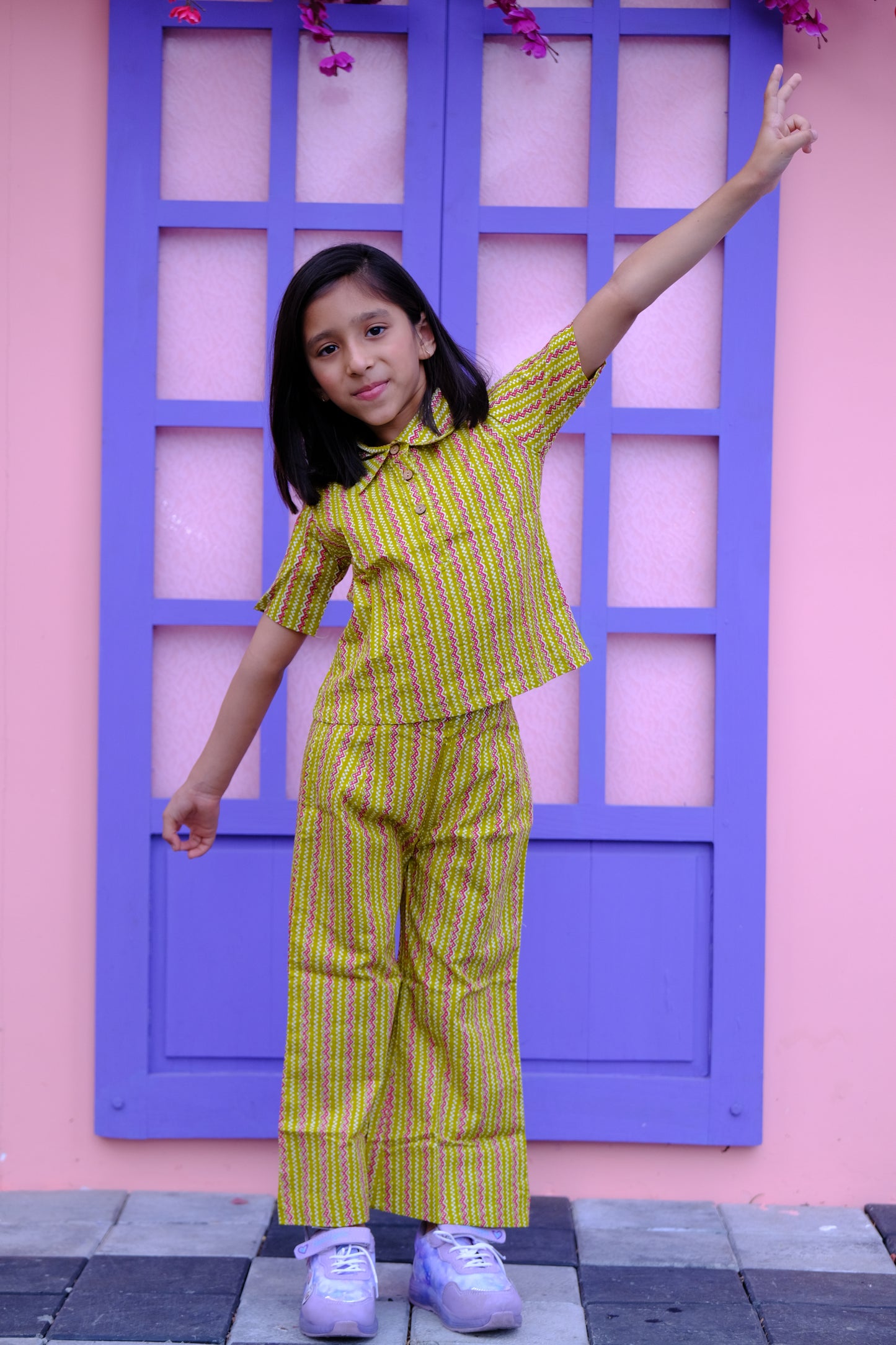 Lemon wave co-ord set