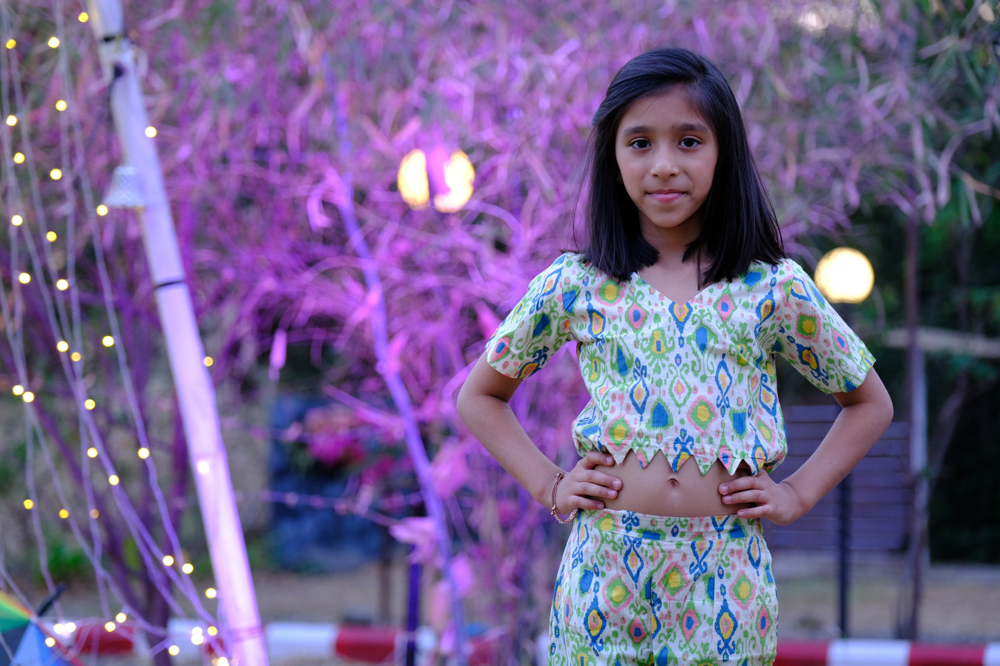 Ikat print co-ord set