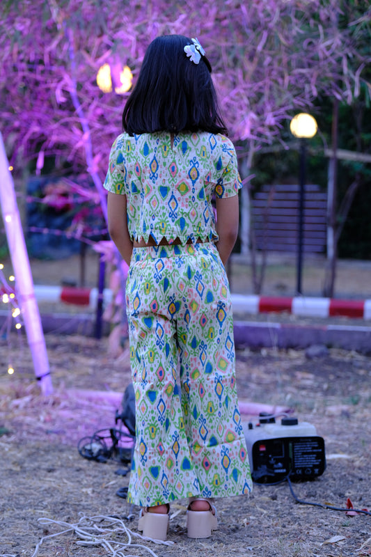 Ikat print co-ord set