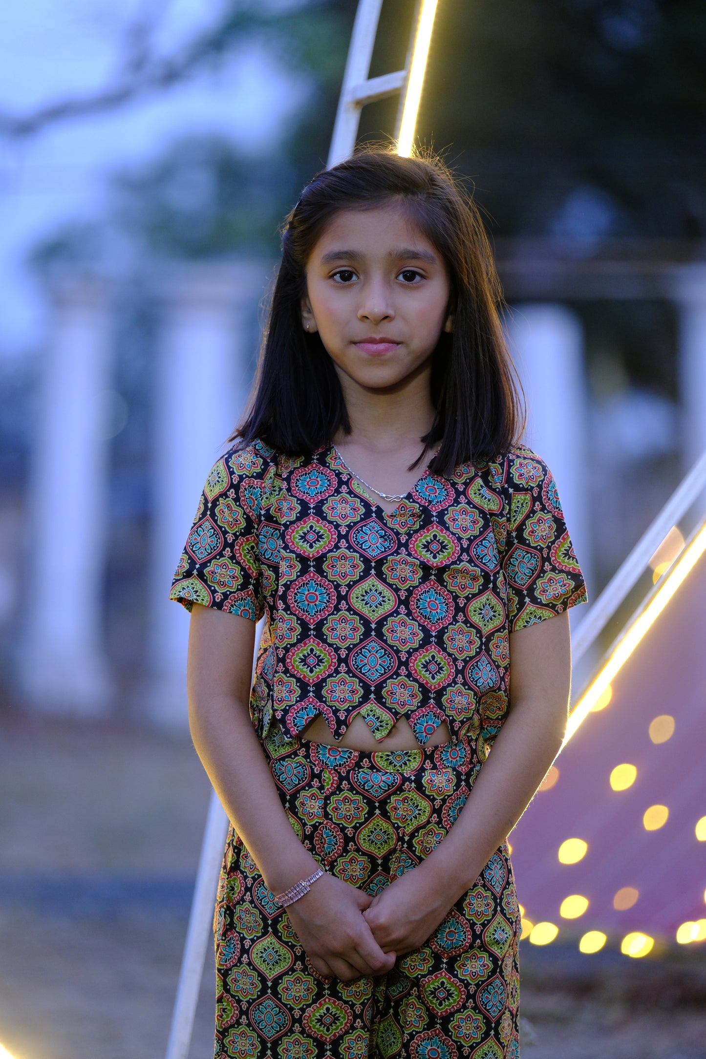 Boho chic printed co-ord set