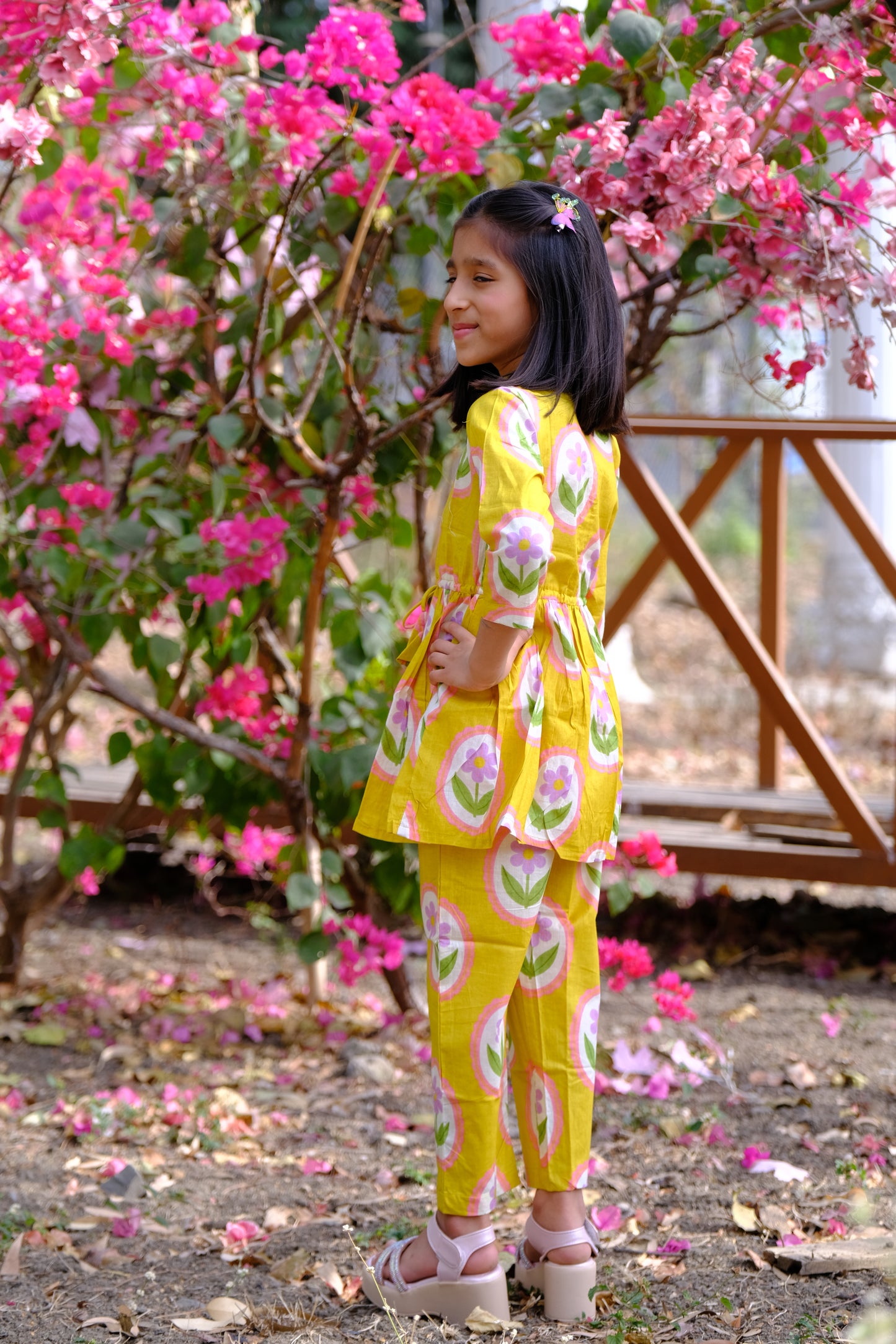 Sunny bloom kurta set