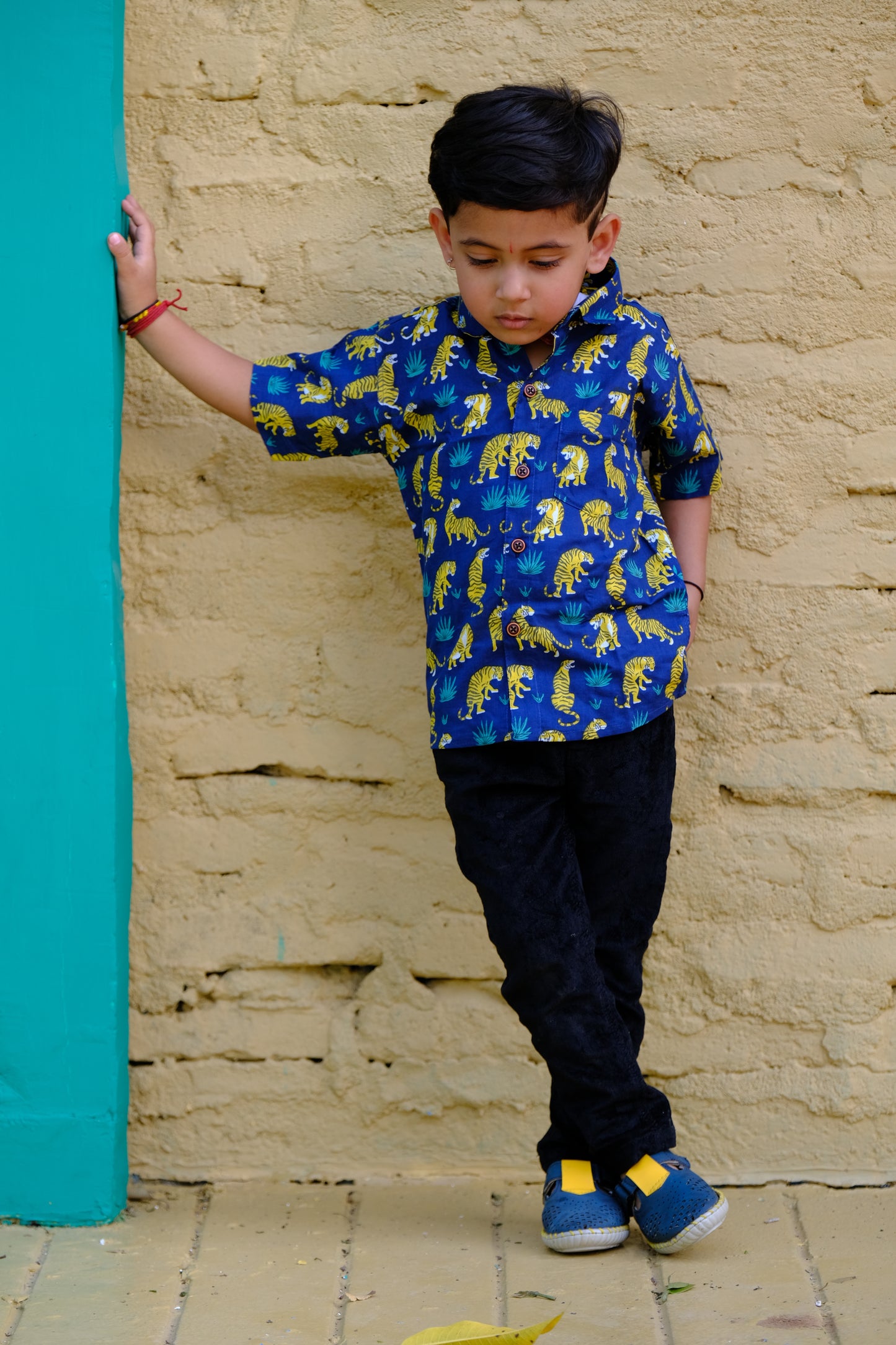 Blue tiger trail shirt