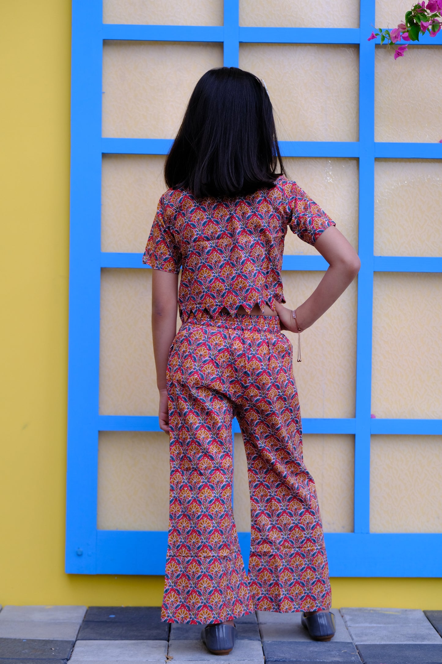 Jaipuri Floral Printed co-ord set