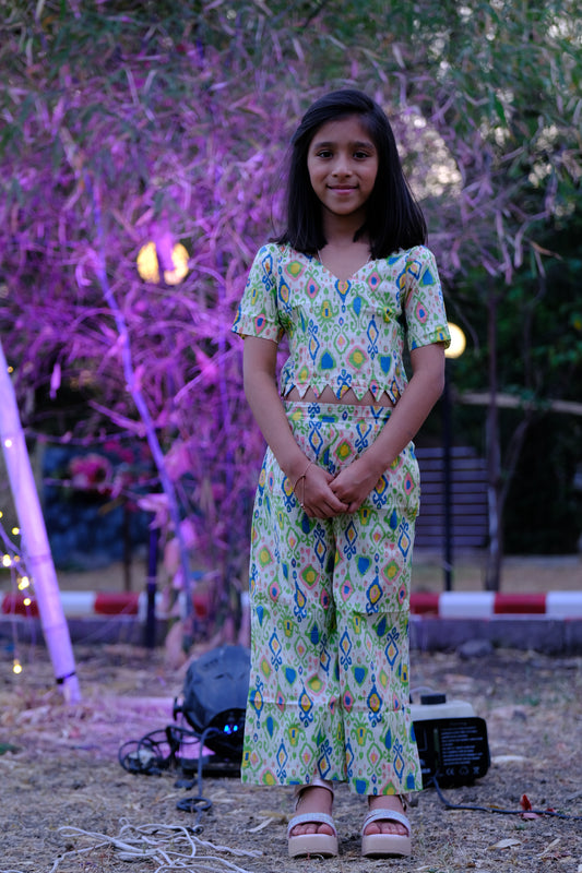 Ikat print co-ord set