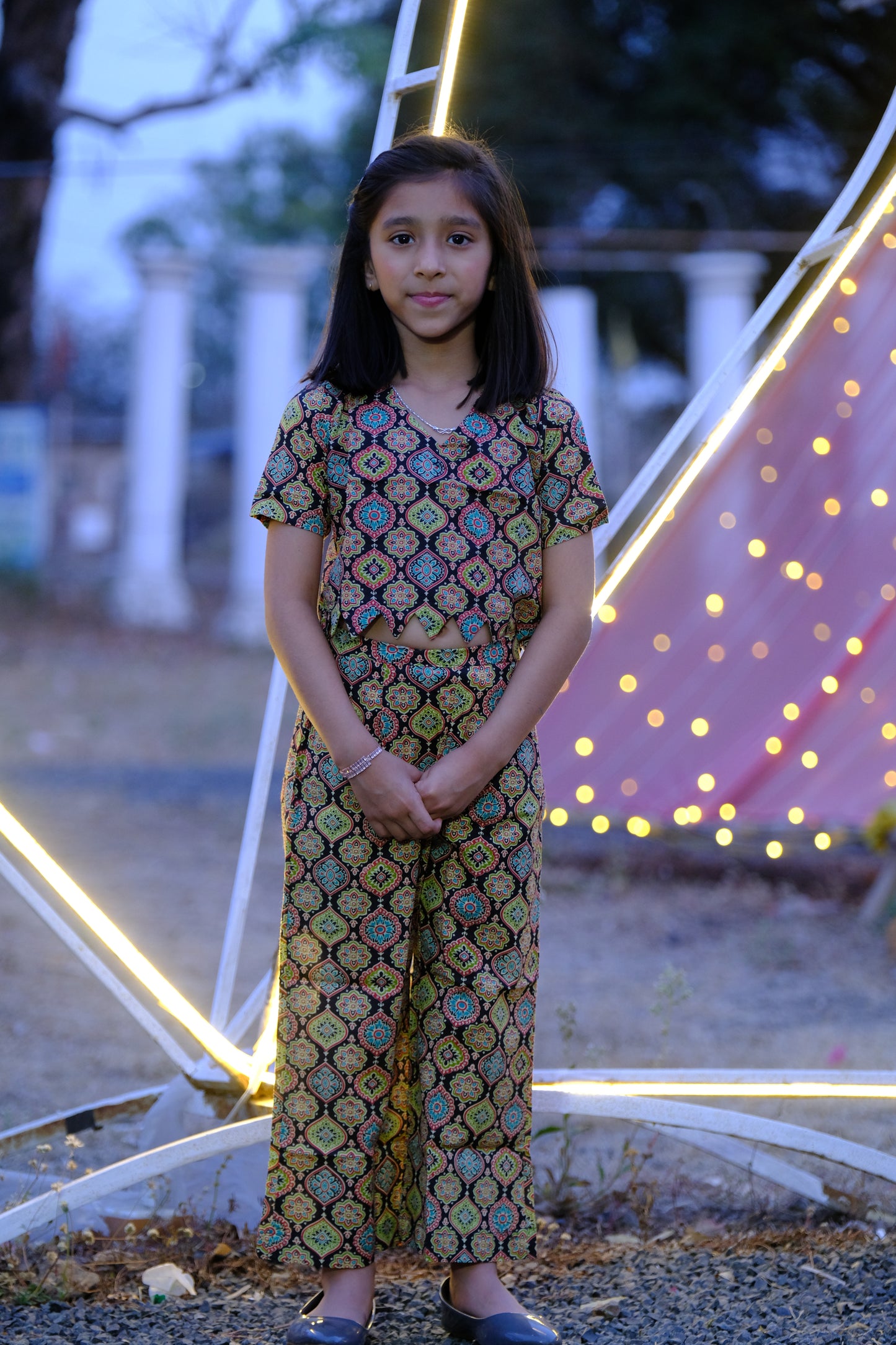 Boho chic printed co-ord set